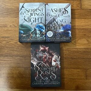 Crowns of Nyaxia Series by Carissa Broadbent (hardcover)